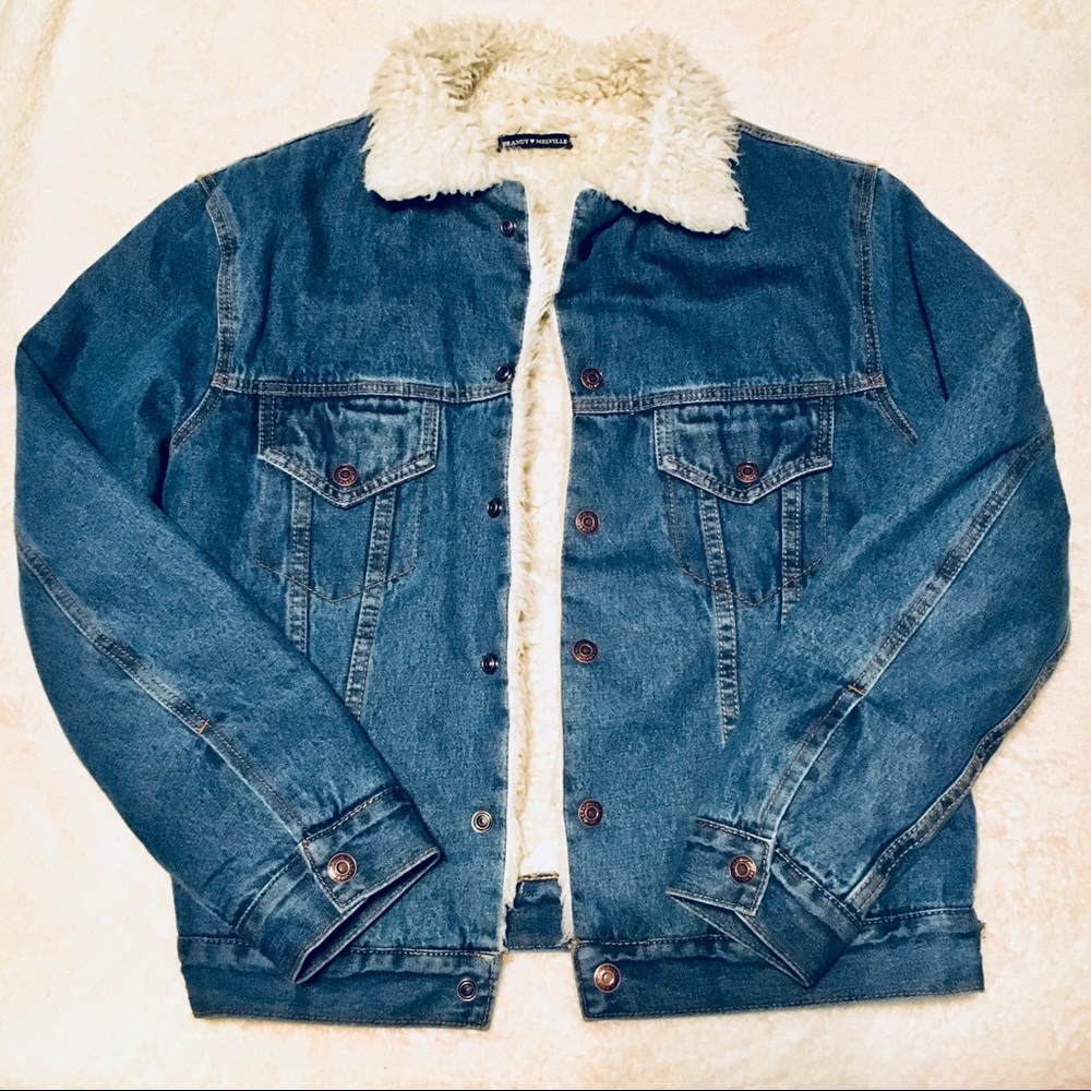 Rare Brandy Melville Anri Fur Jacket